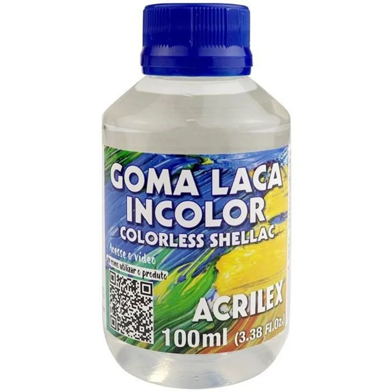 Goma Laca Incolor Acrilex 100 Ml