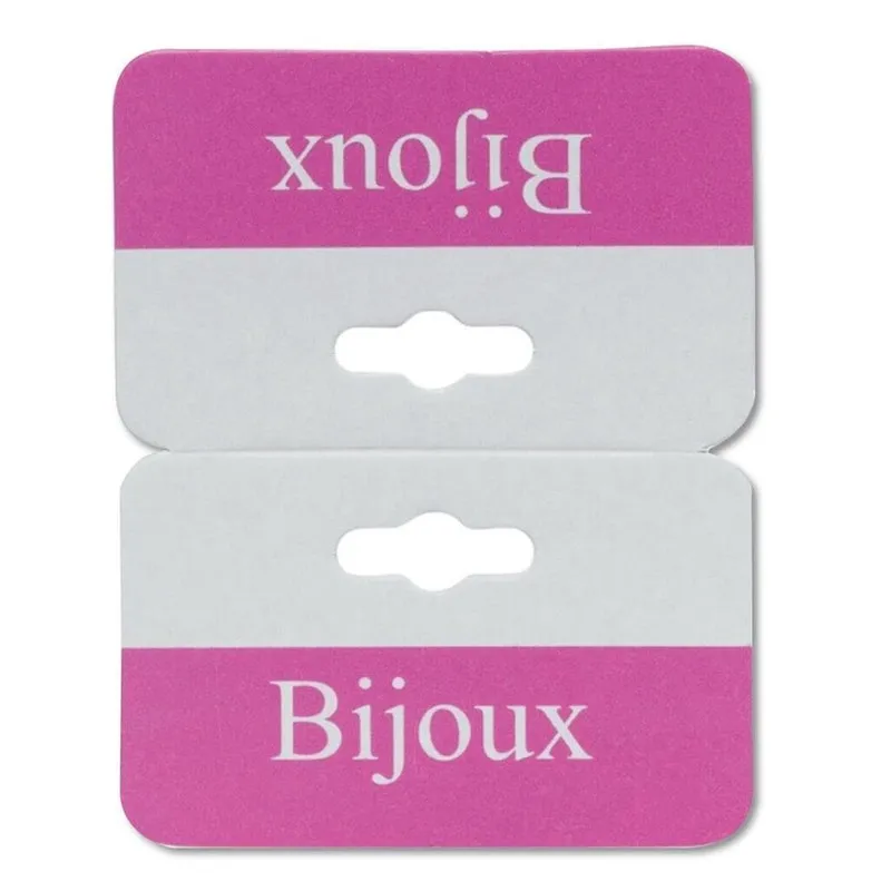 Solapa Cartelas De Bijuterias Para Fechar Saquinho 200 Und.