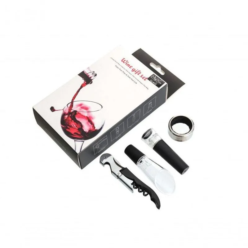 Kit De Acessórios Profissional Degustação De Vinho 4 Peças