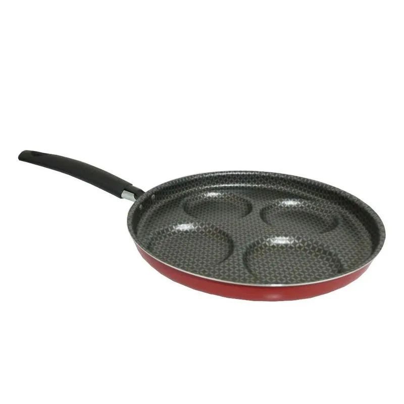 Frigideira Para Fritar 4 Ovos Multiflon Lançamento 7 Camadas