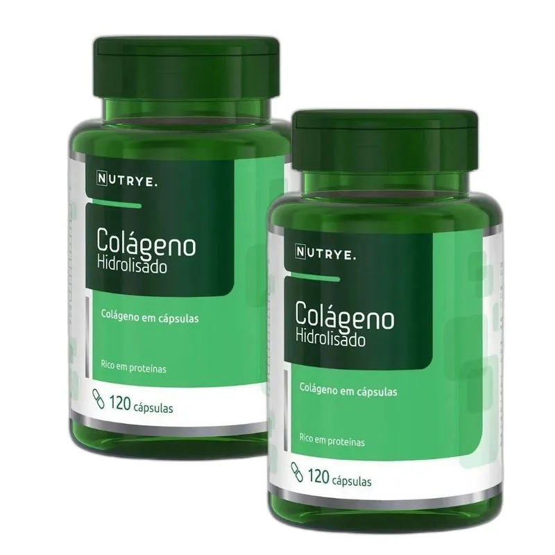 Kit 2 Colageno Hidrolisado 300mg Kit 240 Caps Nutrye