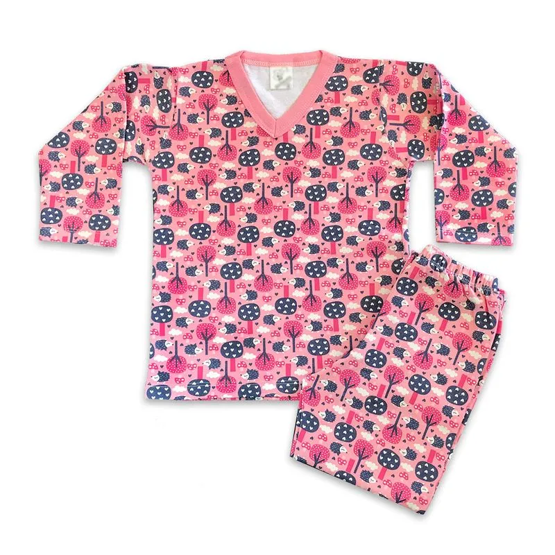 Pijama Algodão Flanelado Floresta