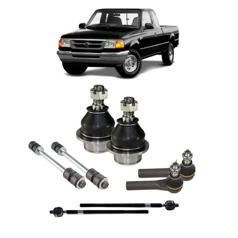 Kit Pivô Ranger 2000 Terminal Direção Bieleta Barra Axial