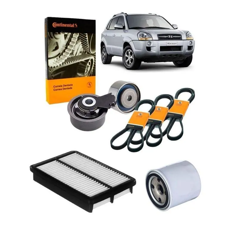 Kit Correia Dentada Tucson 2.0 16v 2015 2016 Filtro Ar Óleo