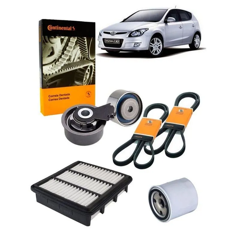 Kit Correia Dentada I30 2.0 16v 2015 2016 Filtro Ar Óleo