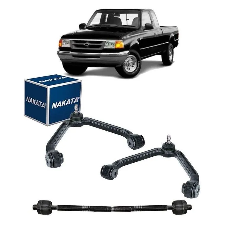 Kit Bandeja Ranger 2002 2003 Barra Axial Articulação Direção