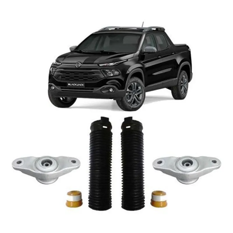 2 Kit Coxim Suspensão Traseira Fiat Toro 2017 2018 2019 2020