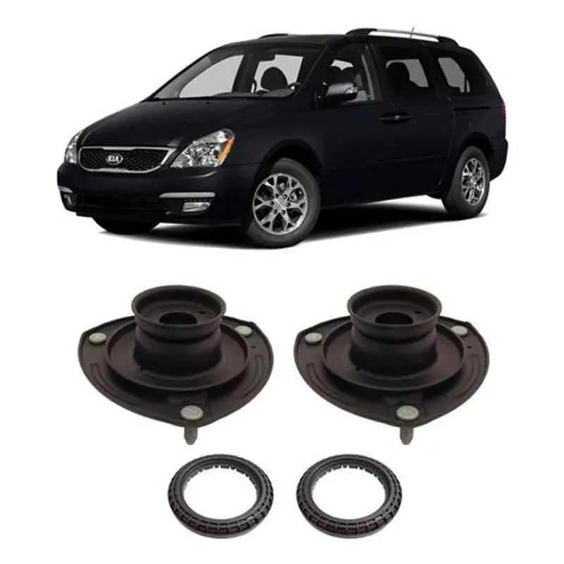 2 Coxim Com Rolamento Dianteiro Kia Carnival 2007 2008 2009