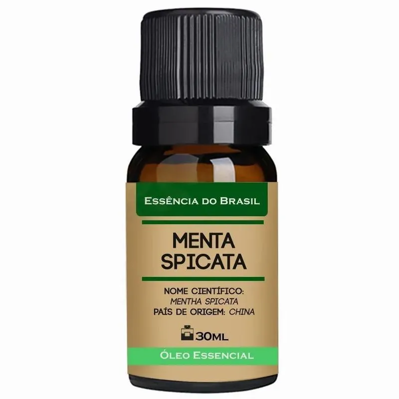 Óleo Essencial Menta Spicata 30ml - Puro E Natural