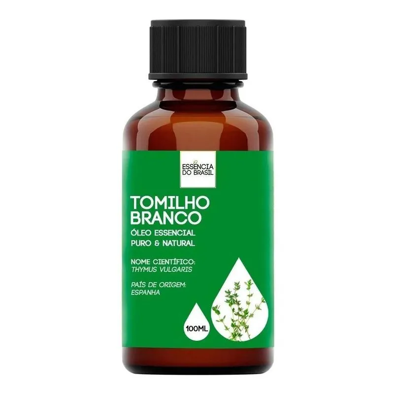 Óleo Essencial Tomilho 100ml - Puro E Natural - Oferta