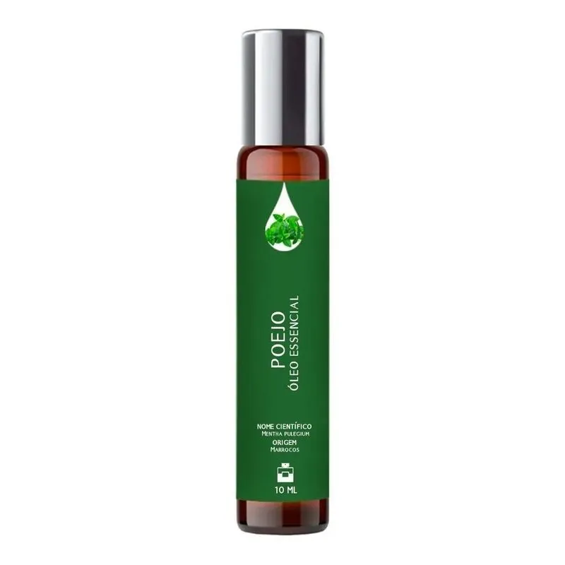 Óleo Essencial Poejo 10ml Roll On - Puro E Natural