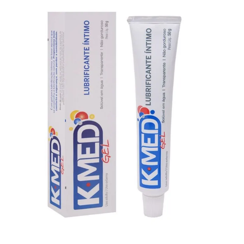 Kit K-med Gel Lubrificante Intimo 50g 3u Base Cimed Sex Shop