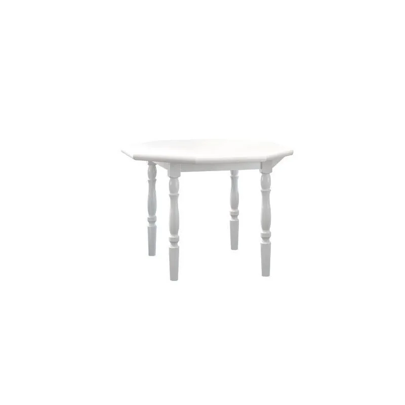 Mesa de Maderia Oitavada Branco - Piratini