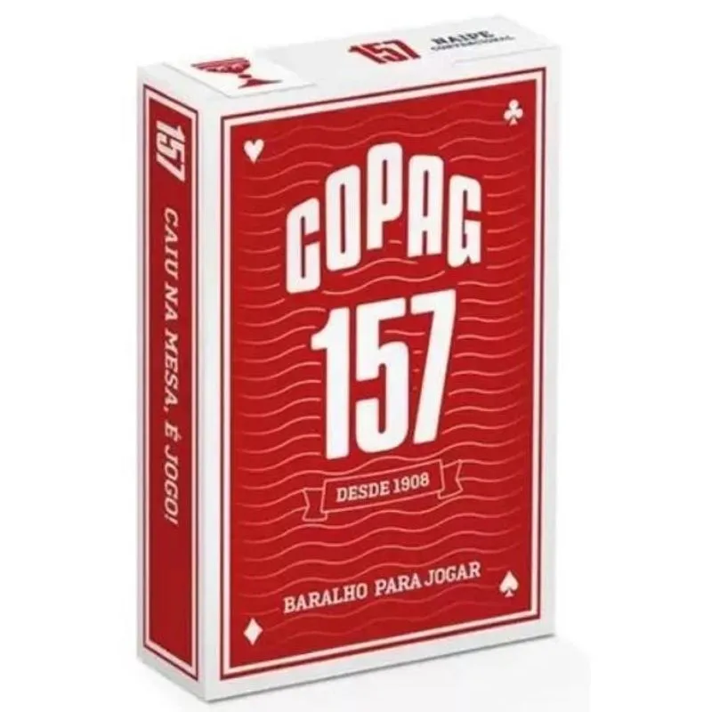 Baralho Copag 157 - Vermelho Couche Convencional Original