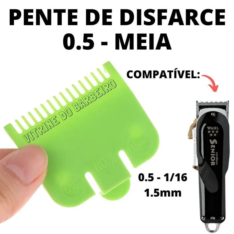 Pente De Disfarce Para Máquinas De Corte Senior Wmark 0,5-meia