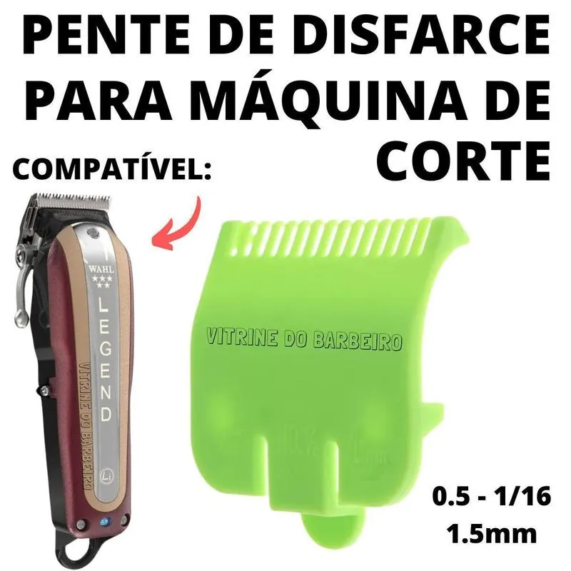 Pente De Meia 0.5mm Para Máquina De Corte Wahl Legend Cordless