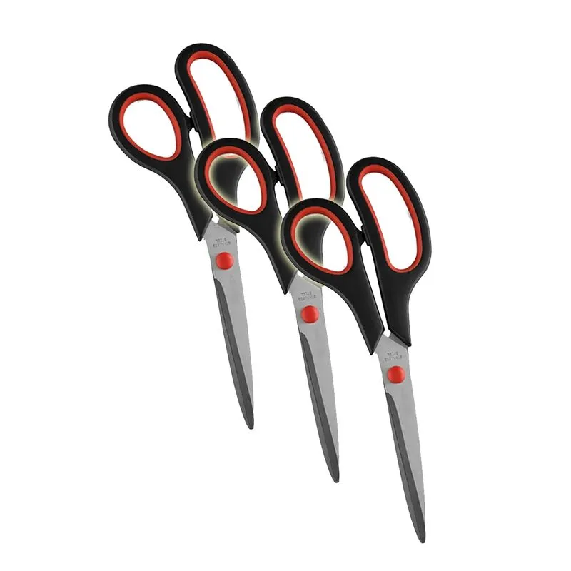 Tesoura Profissional Uso Geral Cis Ts54 21cm Em Inox Kit 3