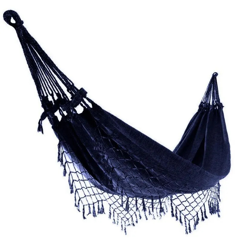 Rede De Descanso Casal Dormir Super Resistente Azul Mescla