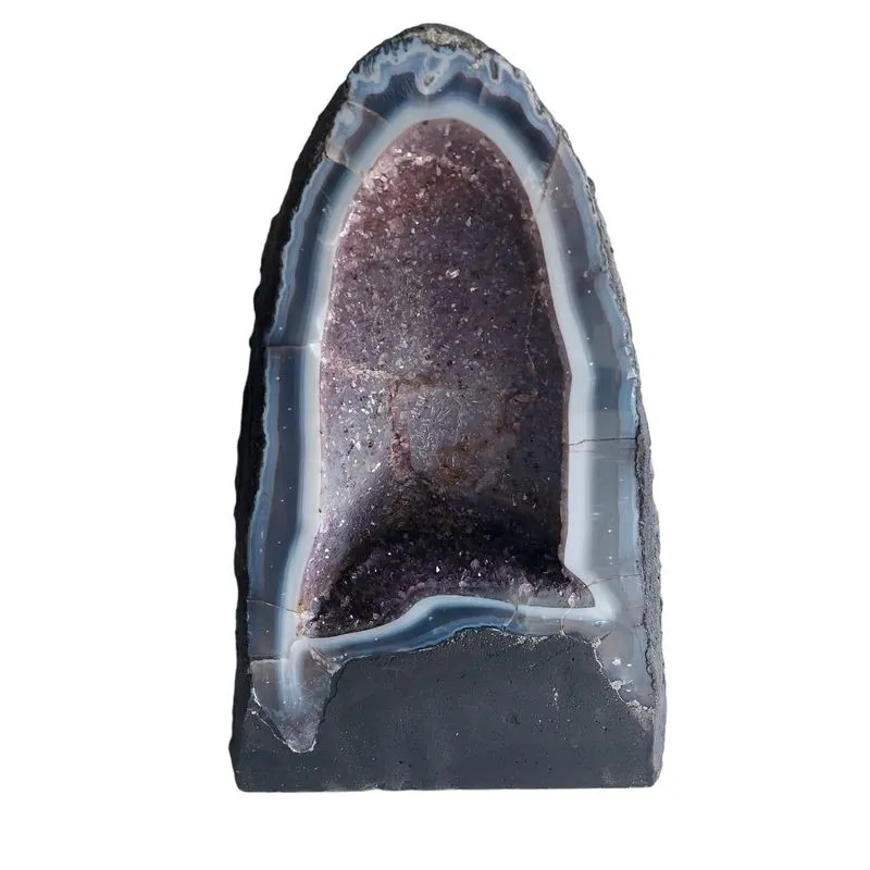 Capela De Ametista Para Decoração Grande Exclusiva