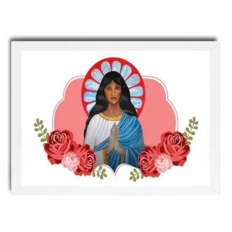 Quadro Santa Sara Kali 33X24Cm - Com Vidro