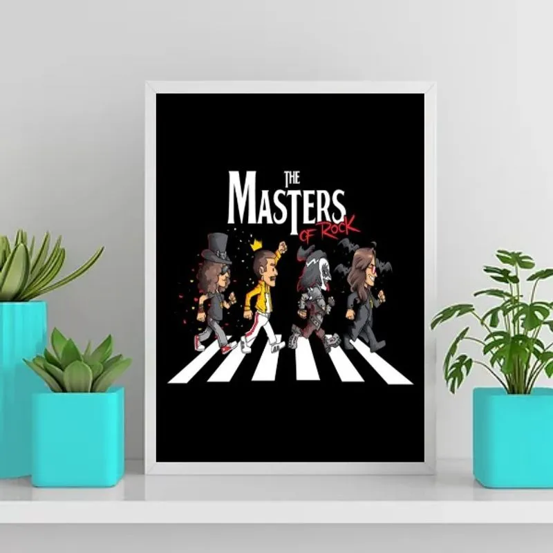 Quadro The Masters Of Rock 45x34cm