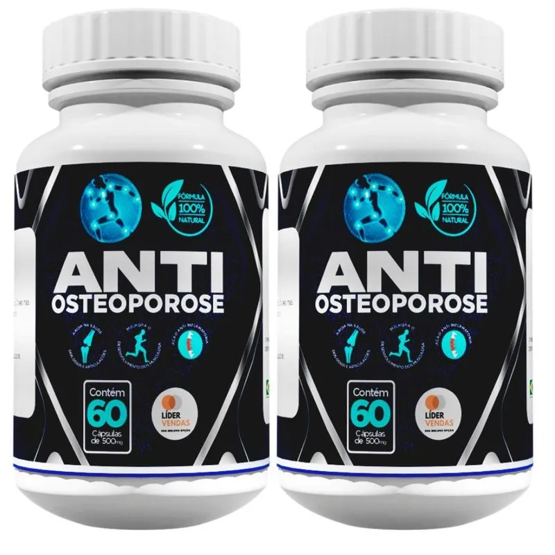 Anti-oesteoporose - Kit Com 2 Unidades Steoporose 60 Cáps