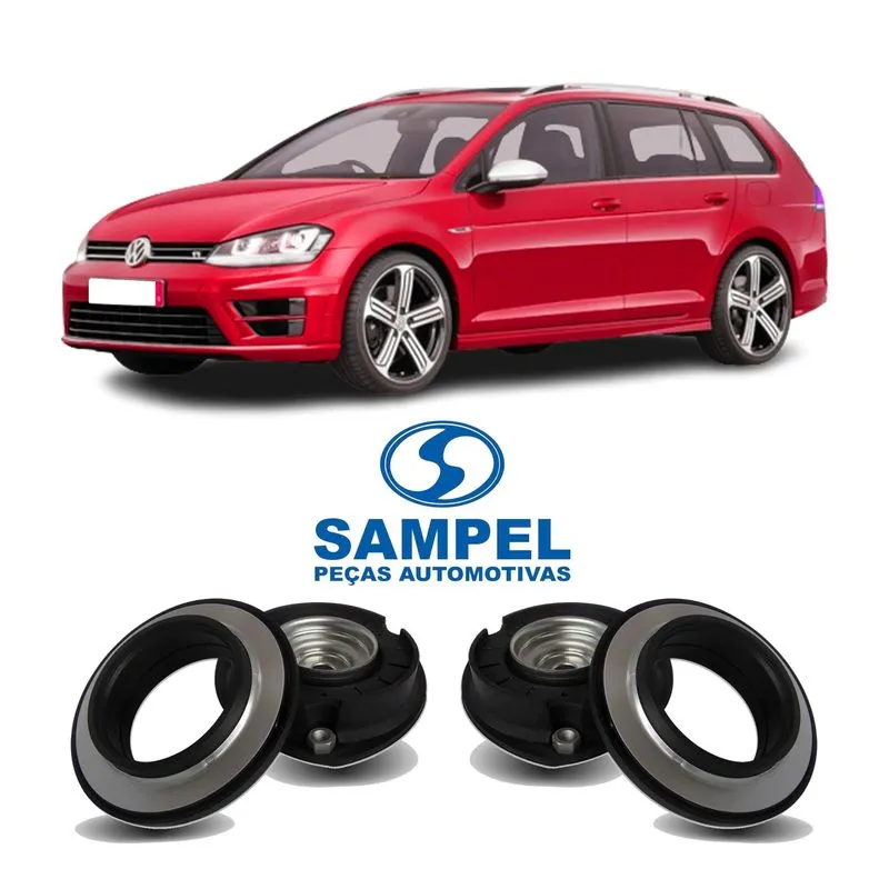2 Coxim Suspensão Dianteira Golf Variant Tsi 2016 2017 2018
