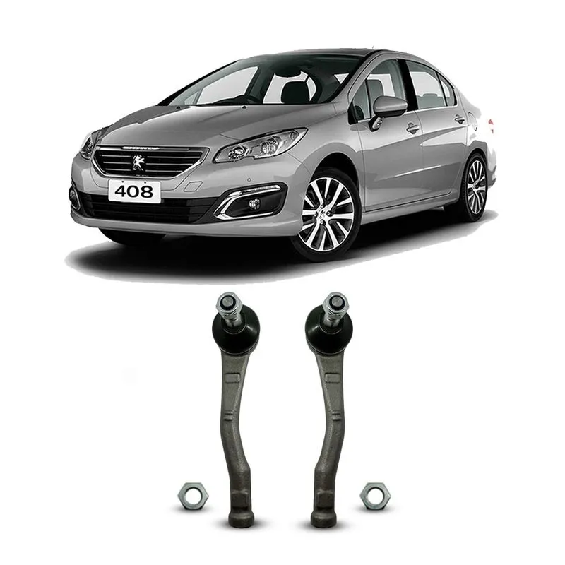 2 Pivô Terminal de Direção Suspensão Peugeot 408 2015 A 2019