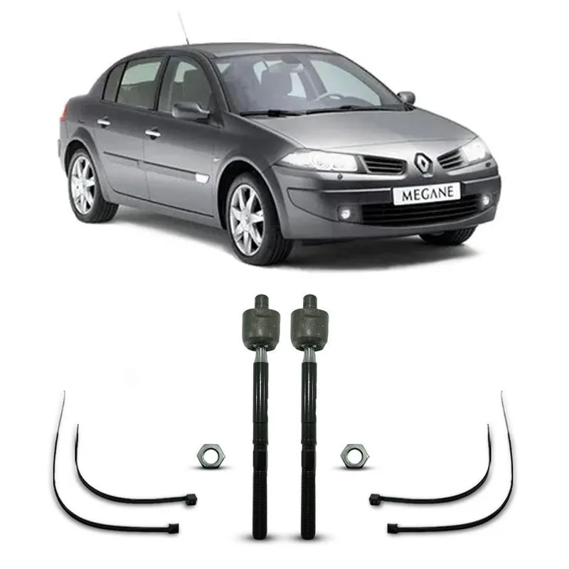 Par Barra De Direção Suspensão Dianteira Megane 2006 A 2013