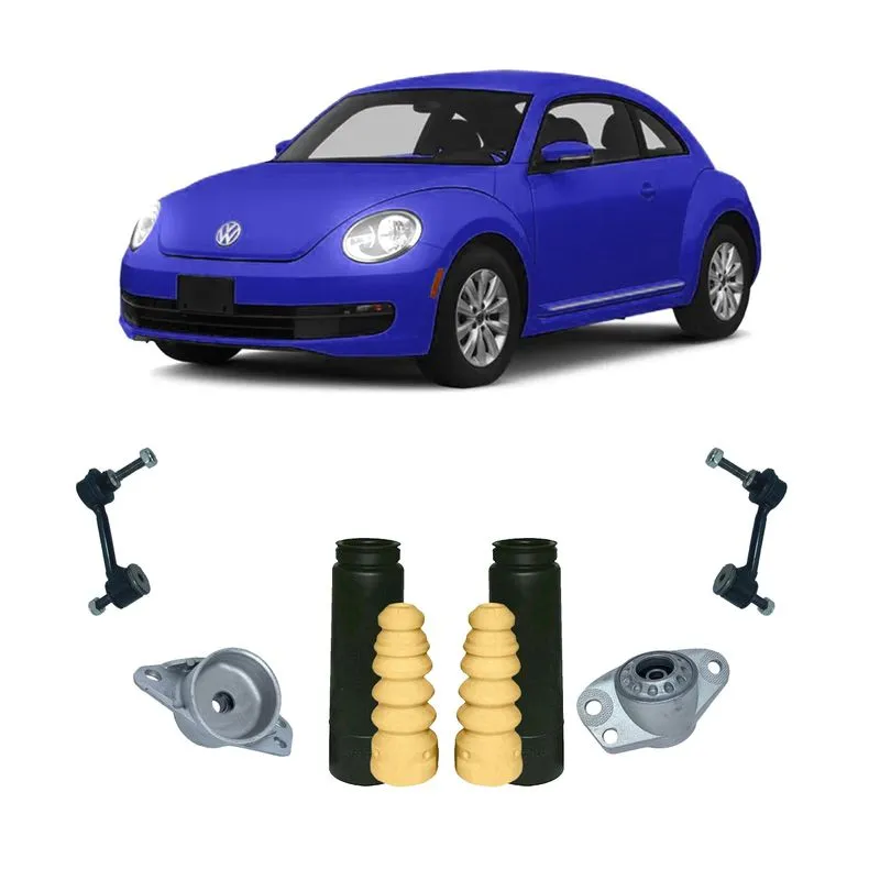 2 Kit Do Amortecedor + Bieleta Traseira Vw Fusca 2012 A 2016