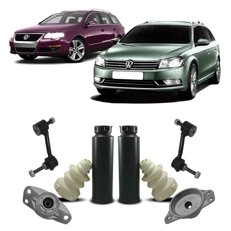 Par Kit Batente Bieleta Traseira Passat Variant 2008 A 2014