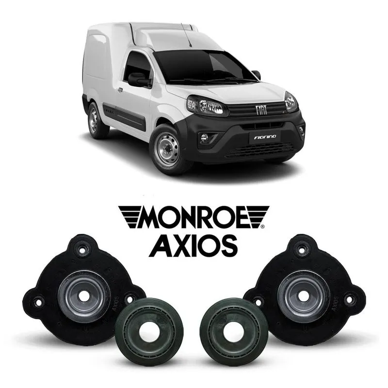 2 Coxim Suspensão Dianteira Nova Fiat Fiorino 2024