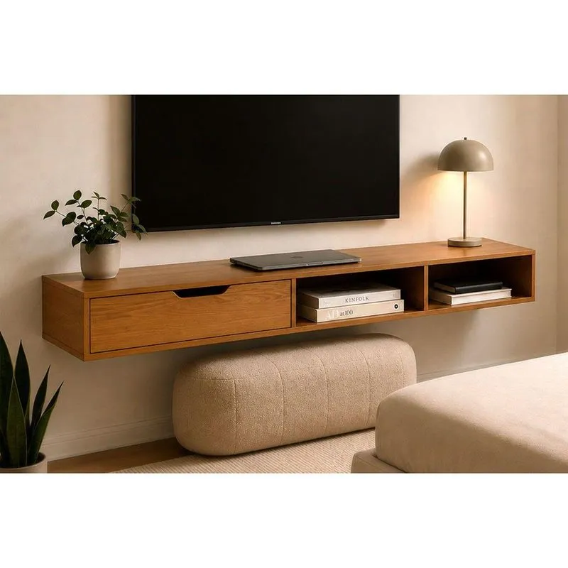 Armário Modulado Bancada 1 Gaveta 130cm Liga Canela Kappesberg