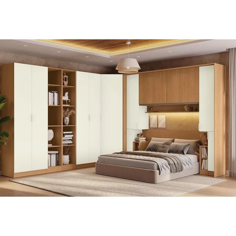 Quarto Planejado Casal Liga 10 Peças 13pt Qm29 Off