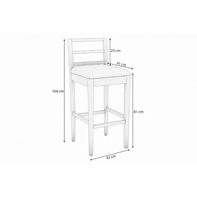 Banqueta Sala Jantar Kit 6un Sofia Carvalho Kappesberg