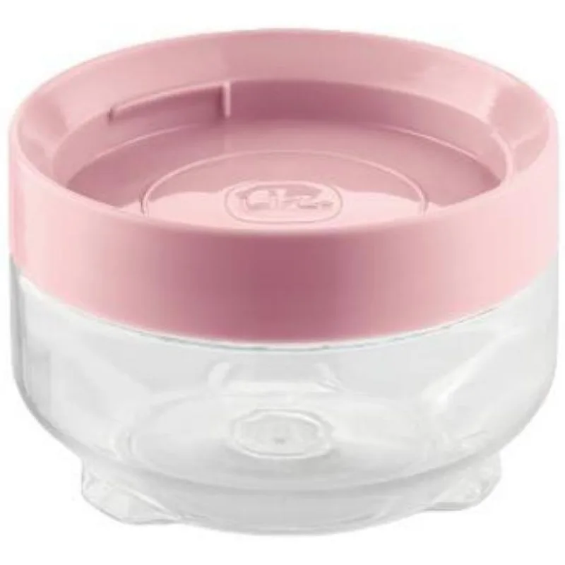 Pote Organizador Conecta C/tampa Rosqueável Rosa 300ml Uz