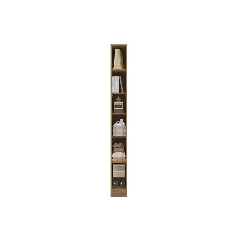Guarda Roupa Closet Solteiro Aberto Arm25amdp Adapt S-portas 230x25cm Nogueira - Kappesberg