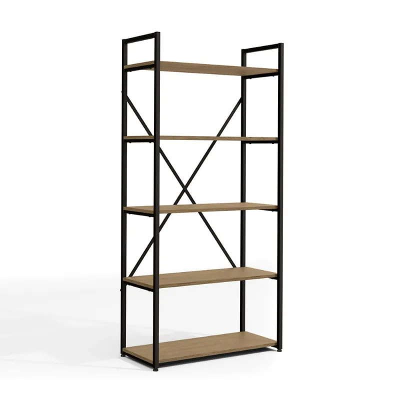 Estante London 150cm Maple Metal Orange