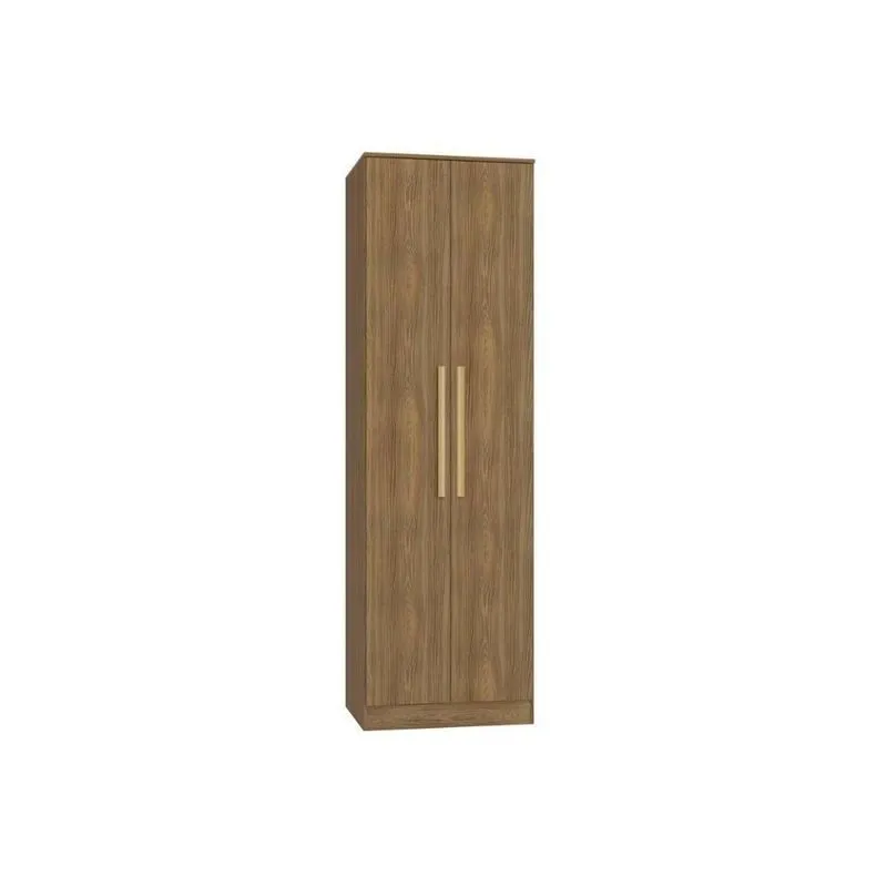 Módulo De Quarto Casal Guarda Roupa Adapt N534 c- 2 Portas Nogueira - Kappesberg