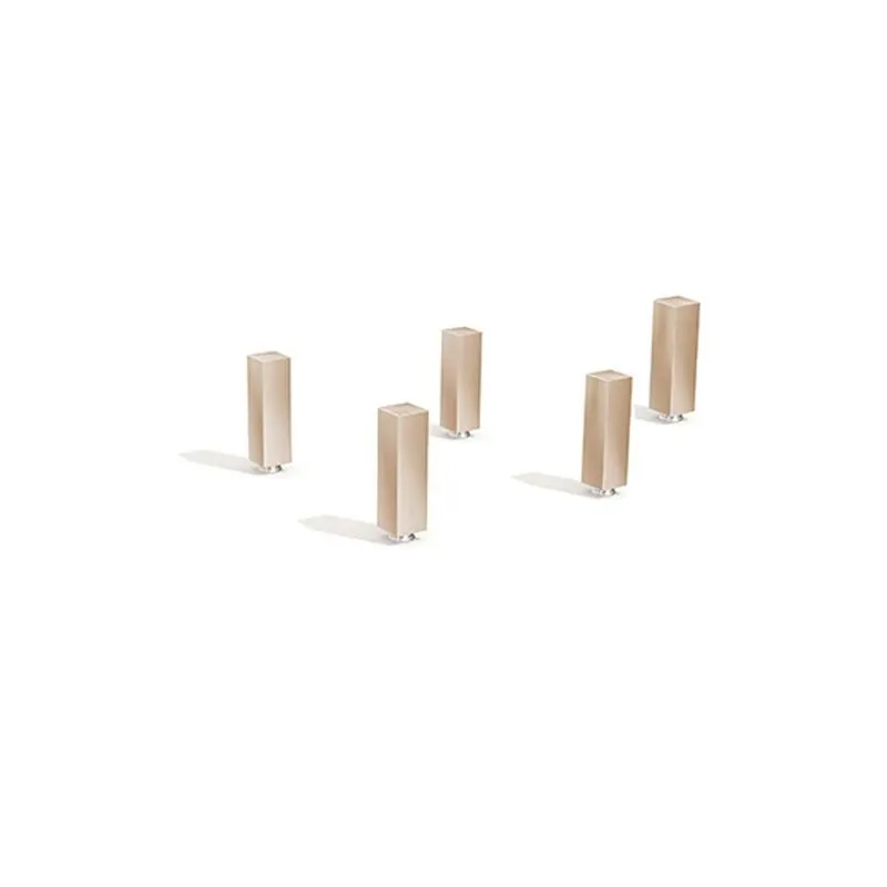 Módulo Cozinha Kappesberg Maxxi Kit c/ 5 Pés PVC Cromado PE5 Champagne-Kappesberg