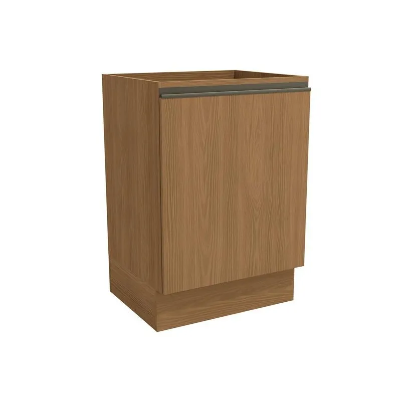 Gabinete de Cozinha Modulado Balcão Maxxi G742 c/ 1 Porta s/ Tampo 60cm Canela - Kappesberg
