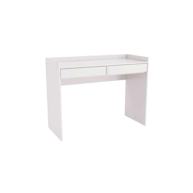 Módulo de Quarto Casal Escrivaninha Adapt N539 c/ 2 Gavetas Branco - Kappesberg