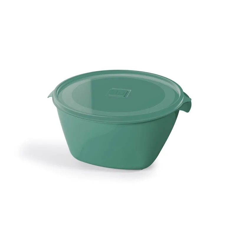 Jogo de Potes Plásticos com Tampa 6 Peças UZ Verde