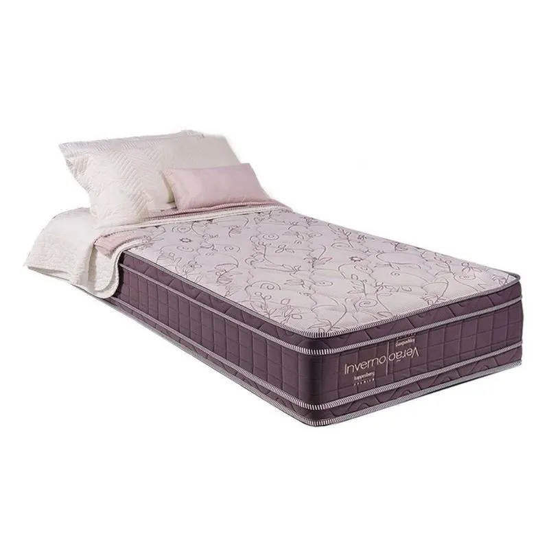Colchão Solteiro Molas Ensacadas Inverno Verão Euro Pillow (88X188X32) - Kappesberg