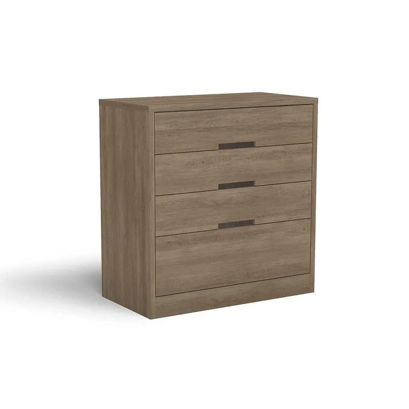 Cômoda Casal S824 c/ 4 Gavetas Nogueira - Kappesberg