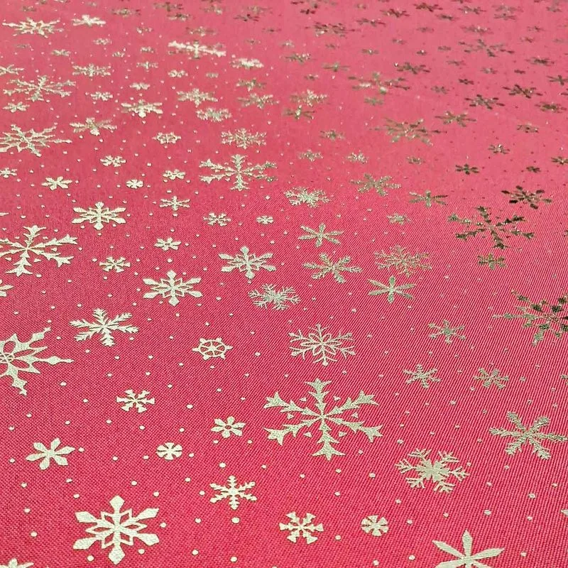 Tecido Oxford Natal Estampado Natalino Brilho Rolo 4 Metros