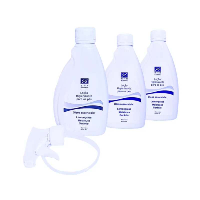 Kit 1 Higienizante Pronto E 2 Refil 500 Ml Rhr
