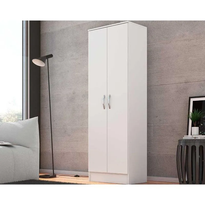 Armário Multiuso Casal 2 Portas Golden Branco Demóbile