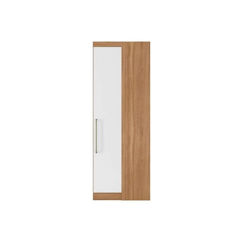 Modulo Guarda Roupa De Canto Modena 78000 C 1 Porta Amendola Branco Demobile