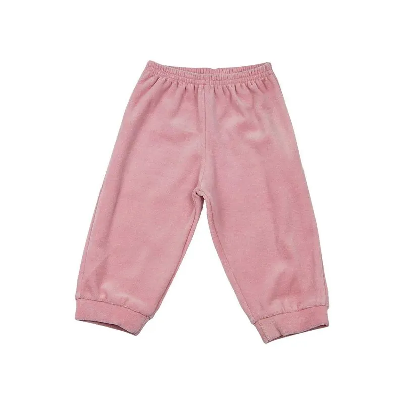 Calça Bebê Plush Liso - Salmão G